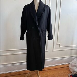 Vintage Black Jofeld Trench Coat